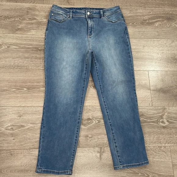 Chico’s Perfect Stretch Crop Denim Jeans US 10 (Chico’s 1.5) - Picture 7 of 15